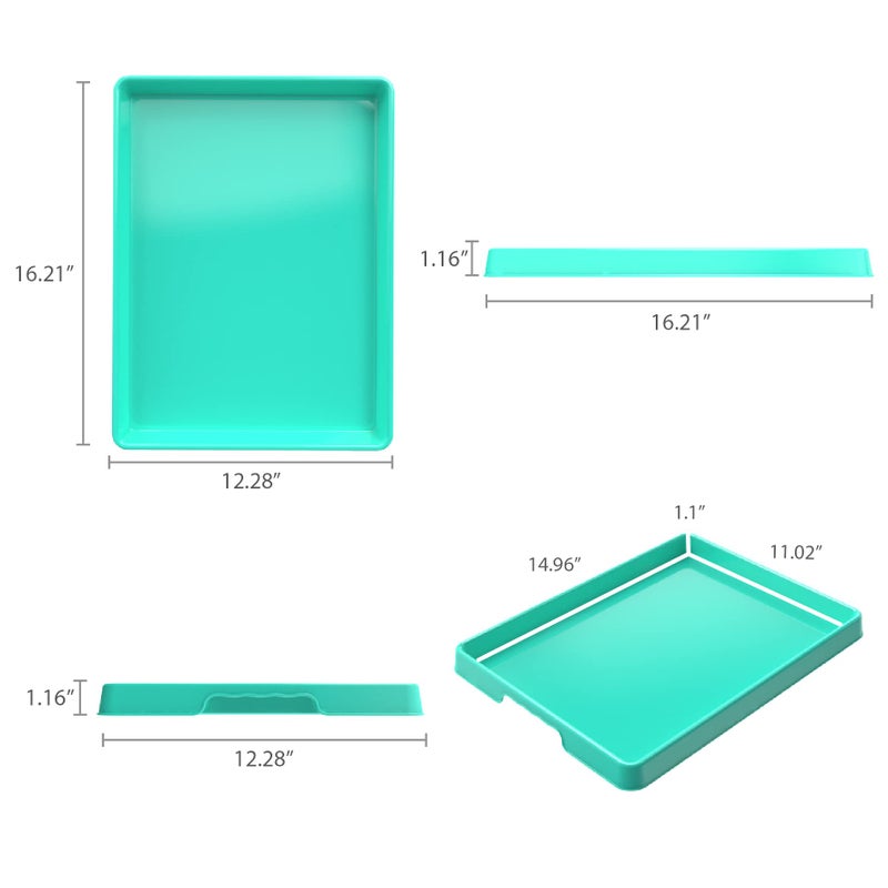 Storex Sorting and Crafts Tray, Teal - Image 4